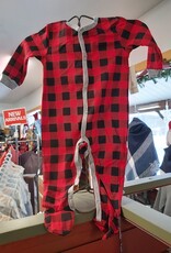 gertex Buffalo plaid footed sleeper