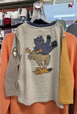 Kids Jersey Long Sleeve T-Shirt - Multi Denim