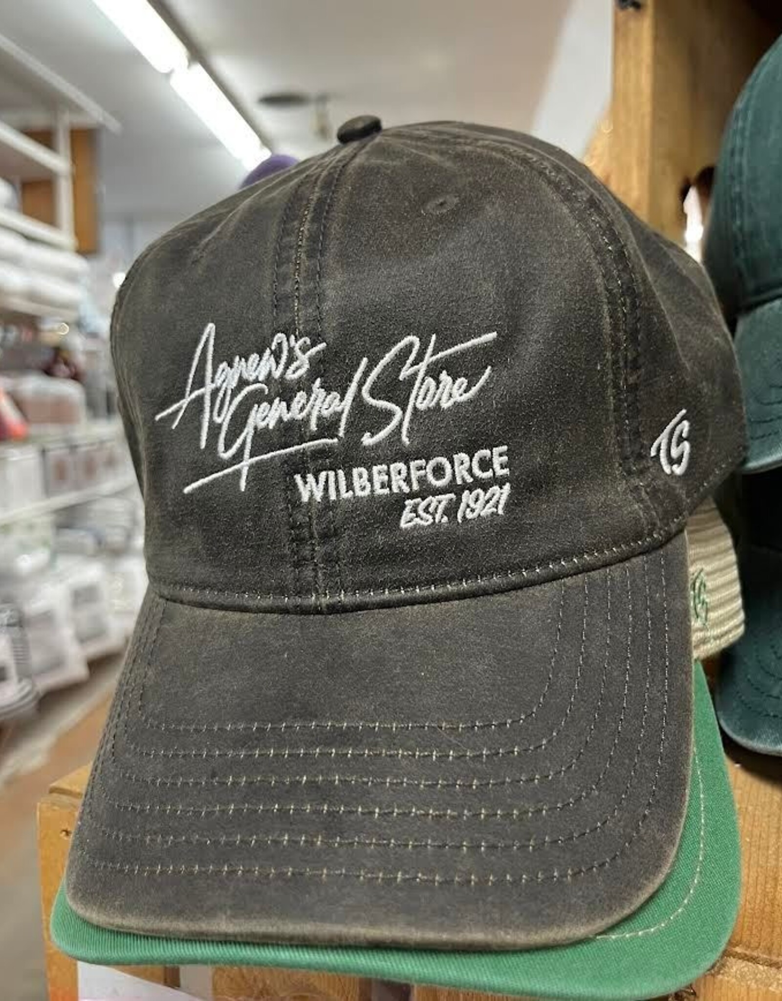 Agnew's General Store Est 1921 Wax Oil Hat-Brown