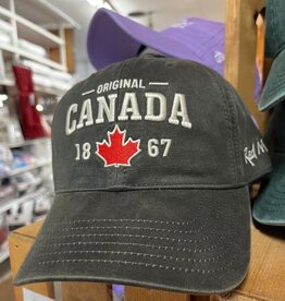 Wax Oil Hat - Canada w/ Maple Leaf