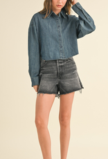 Short Boy Denim Top