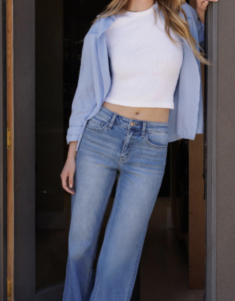 F5296MD High Rise Lose Fit Jeans