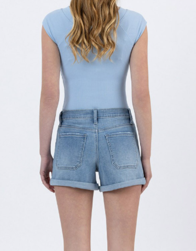 LV1870- Highrise cuffed shorts