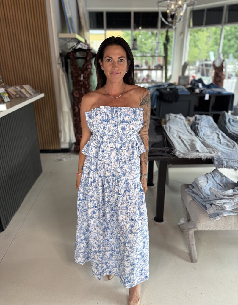 Printed Maxi Skirt