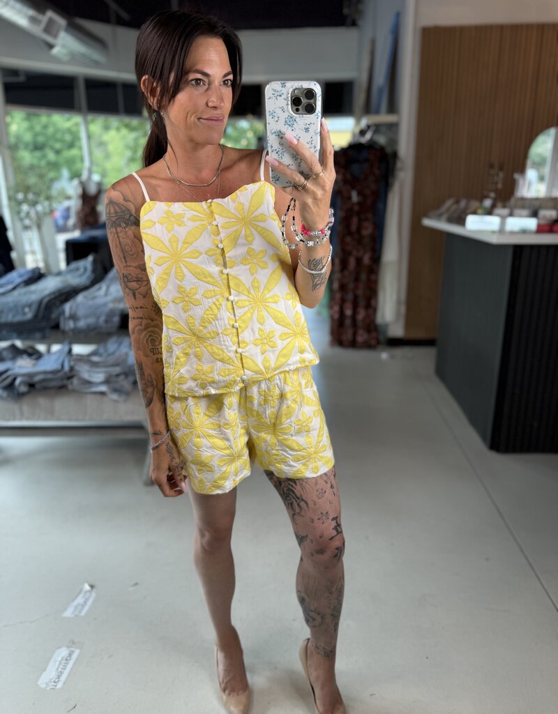 Cami yellow top