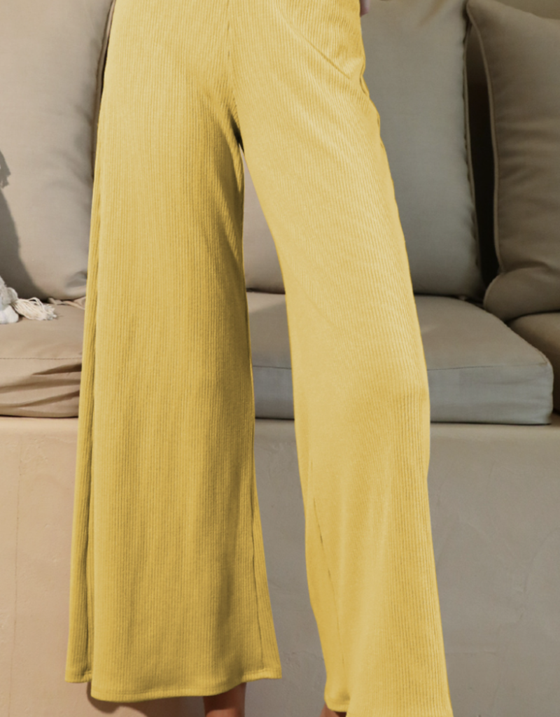 Ribbed Relaxed Pants