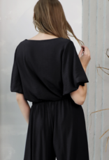 Matte Crepe Crop