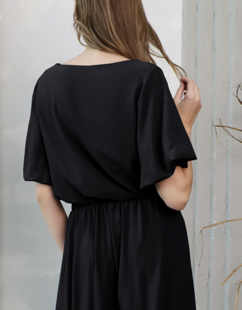 Matte Crepe Crop