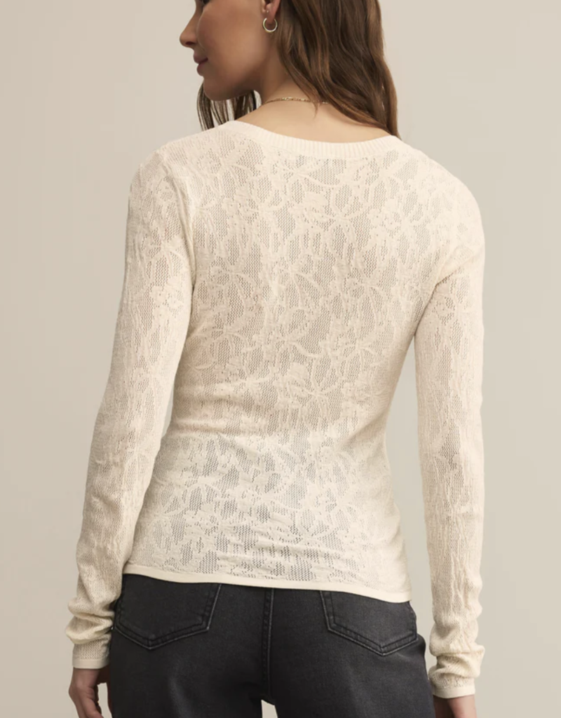 Tibi Scoop Mesh Sweater