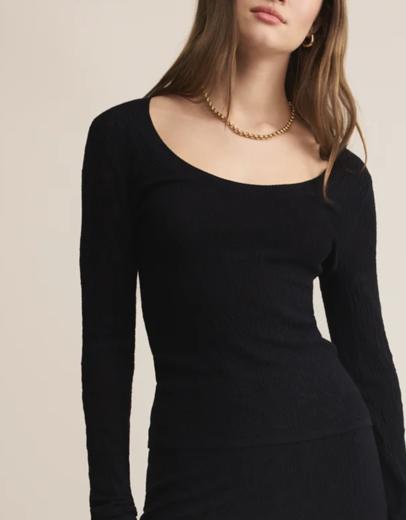Tibi Scoop Mesh Sweater