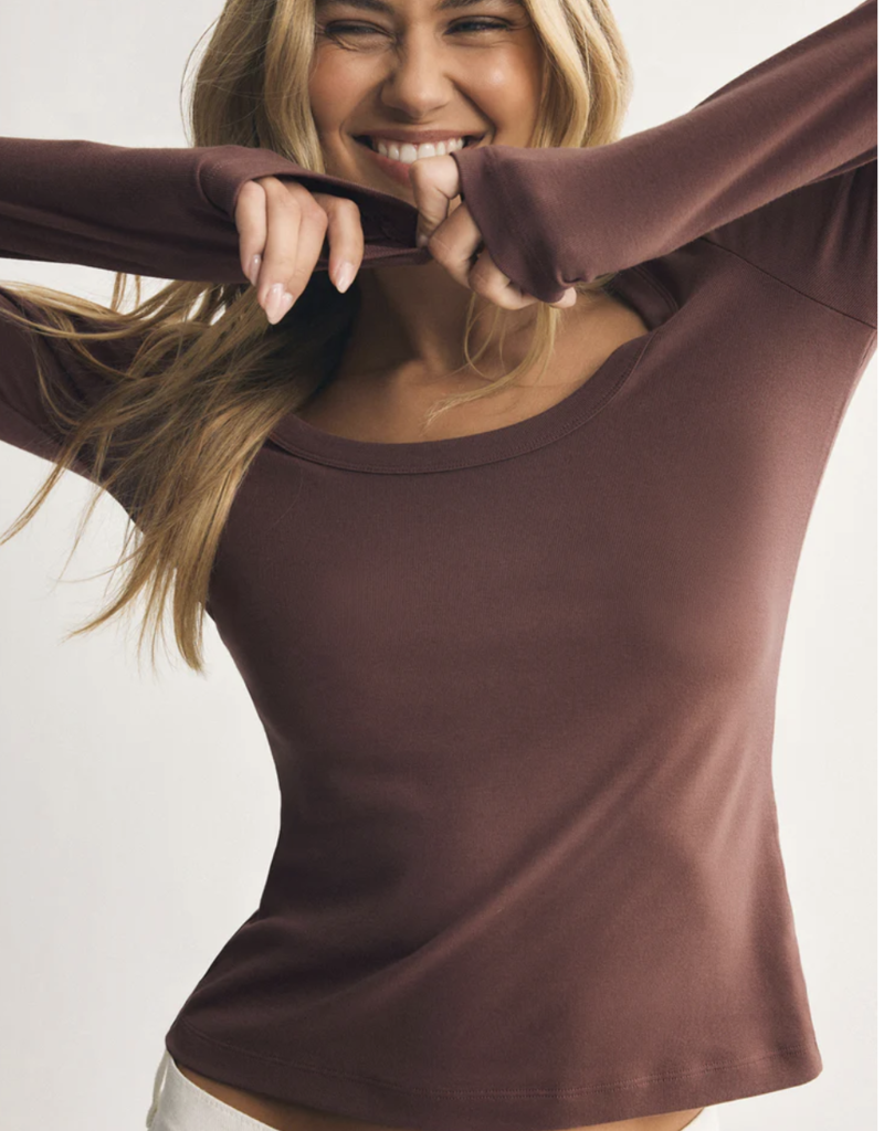 Second Skin Scoop Neck Top