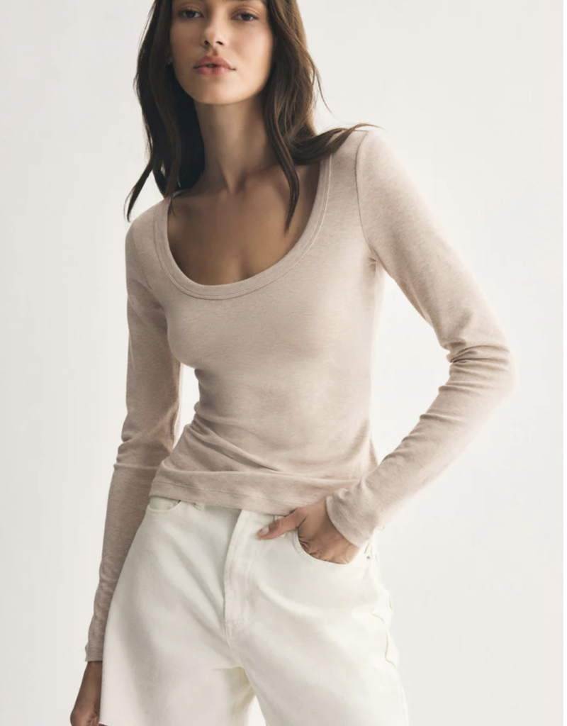 Second Skin Scoop Neck Top