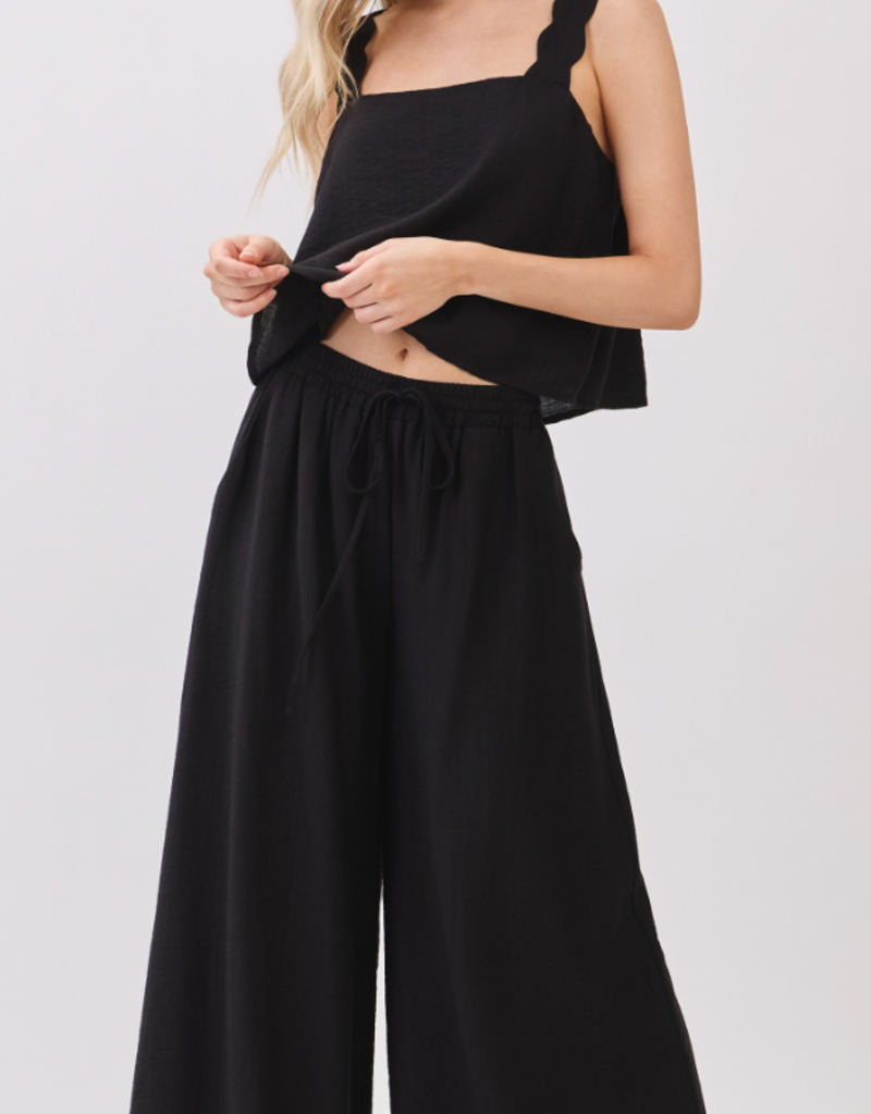 Black Wide Leg Pant