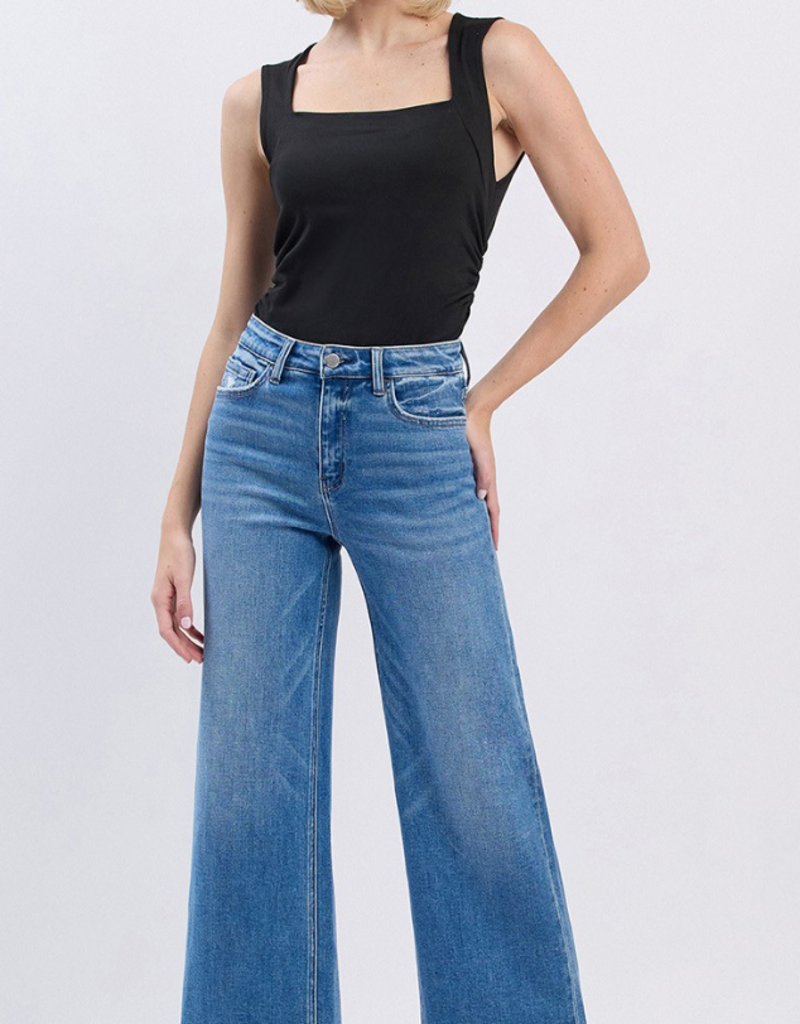 Blue High Rise Denim