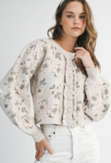 Floral Jacquard Sweater