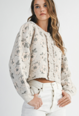 Floral Jacquard Sweater