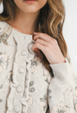 Floral Jacquard Sweater