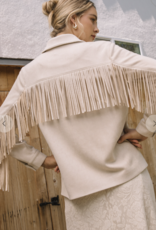 Suede Fringe Jacket