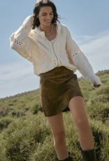 Ciera Suede Mini Skirt