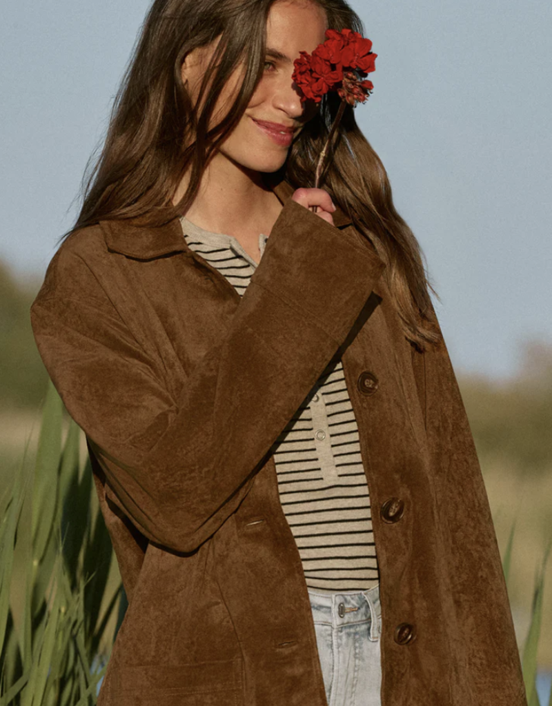 Decker Suede Chore Jacket