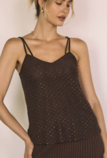 Dark Chocolate Mesh Tank