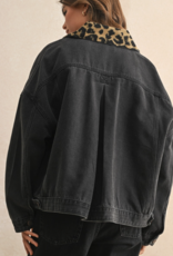 Leopard Denim Jacket