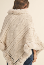 Cream Poncho