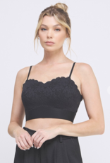 Rose Knit Lace Bralette