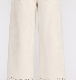 Suede Laser Cut Pant