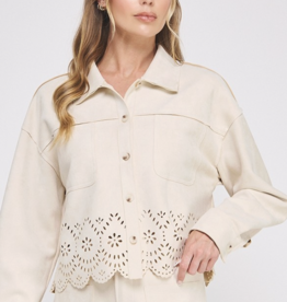 Suede Shirt Jacket