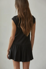 Mock Neck Mini Dress