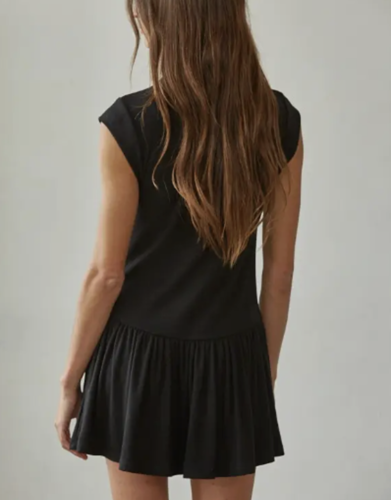 Mock Neck Mini Dress