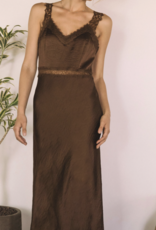 Lace Trim Maxi Dress