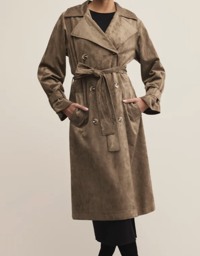 Dorian Suede Trench Retreat