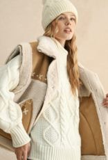 Suede & Sherpa Vest