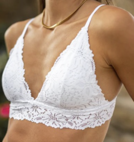 All over lace bralette