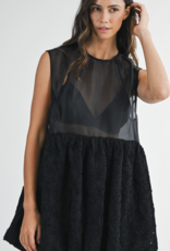 Textured Mini Dress