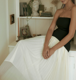 Strapless Drop Waist Dress