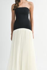 Strapless Drop Waist Dress