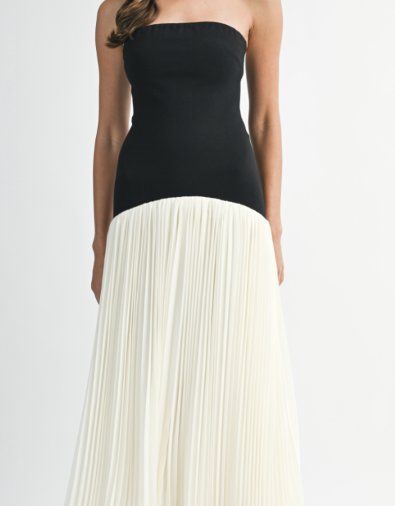 Strapless Drop Waist Dress