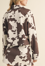 Cow Print Skirt