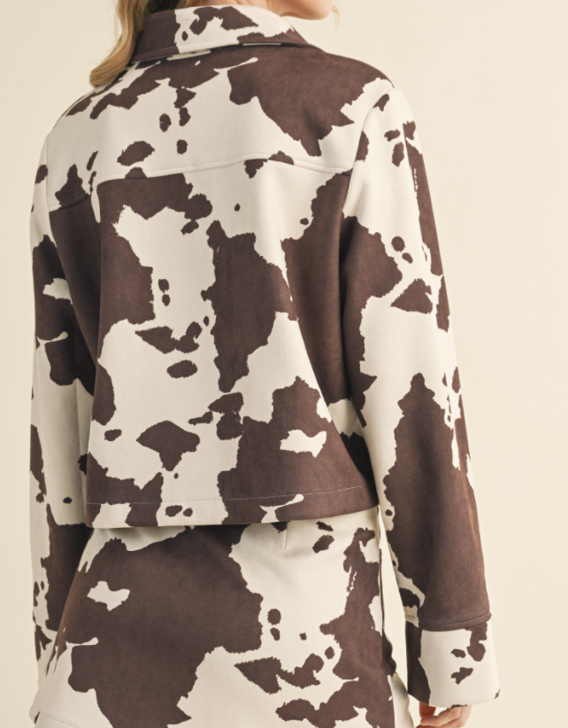 Cow Print Skirt