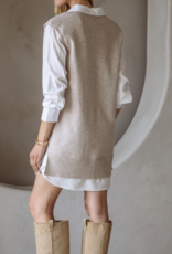 Mixed Media Shirt Dress