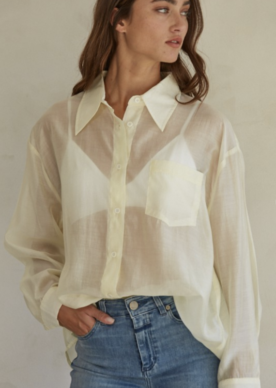 Ivory Button Up