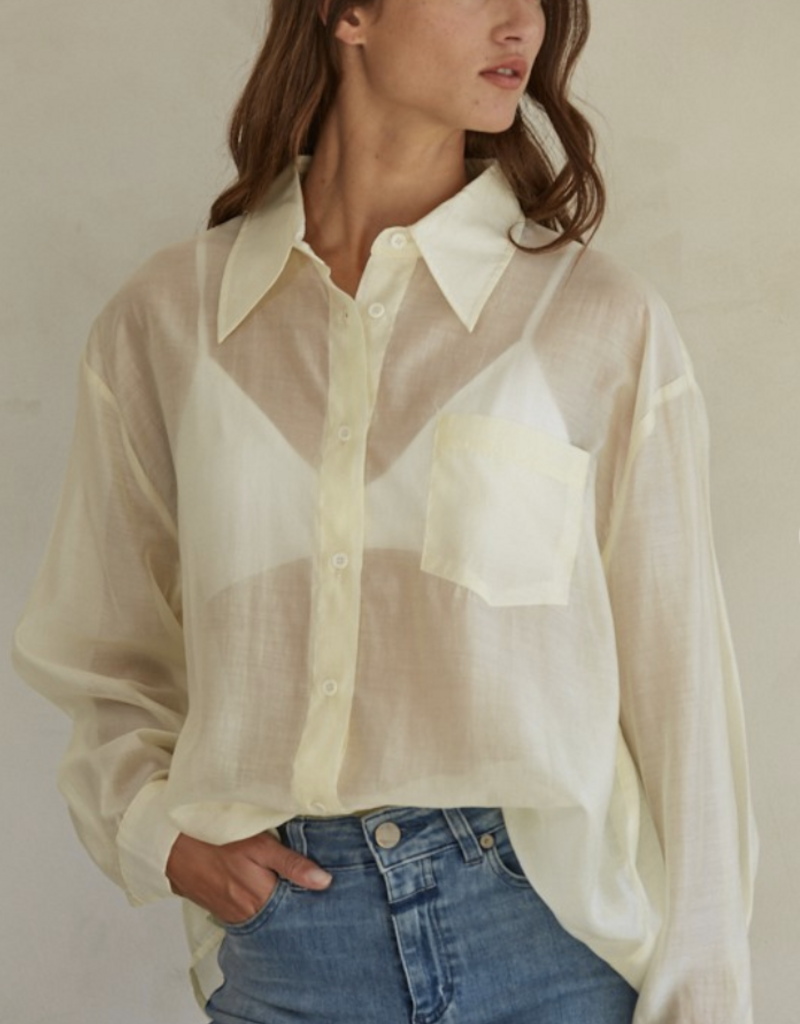 Ivory Button Up