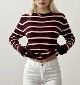 Stripped Knit Sweater