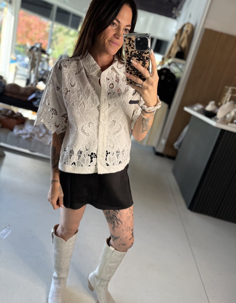 Midnight Lace Top