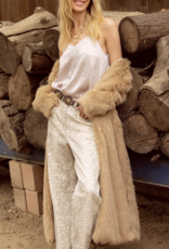 26091- Faux Fur Long Coat