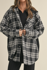 Contrast Plaid Jacket