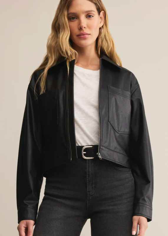 ZJ254968 - Heritage Faux Leather Jacket